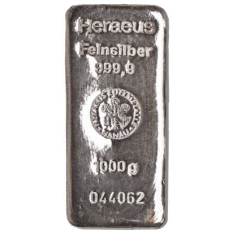 A 1 kg Argor-Heraeus gold bullion bar