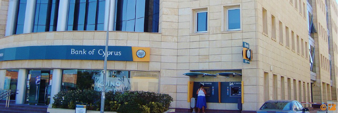 A Bank of Cyprus office. Photo taken by Petros3.