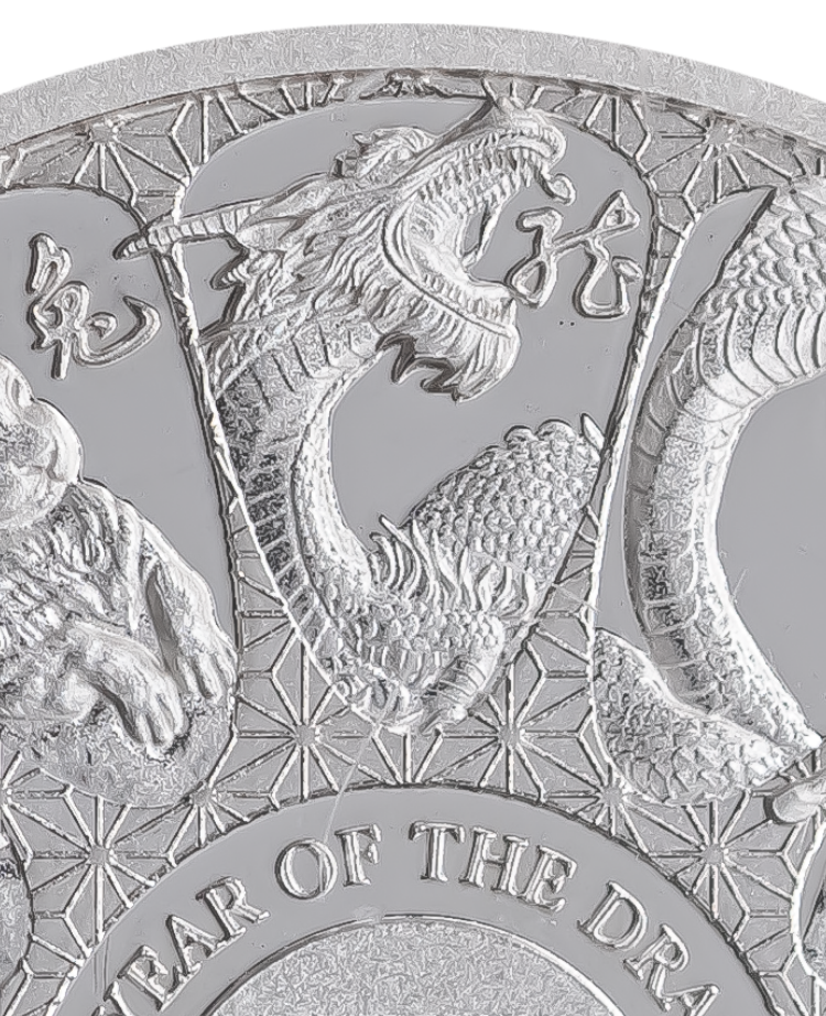 Buy 2024 1 oz Silver Dragon Bullion Round